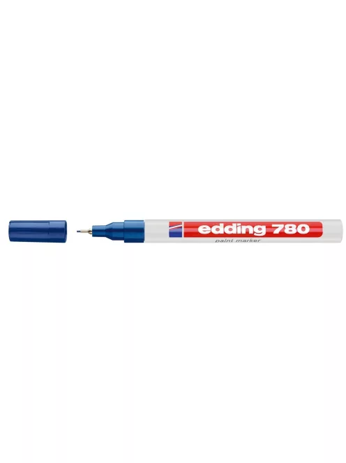 Lakkmarker 0,8mm, kerek Edding 780 kék