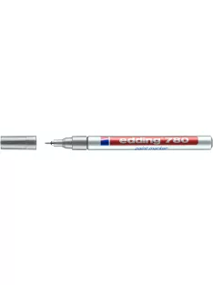 Lakkmarker 0,8mm, kerek Edding 780 ezüst