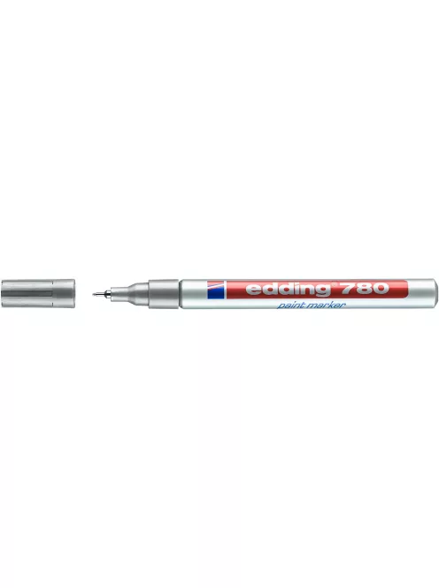 Lakkmarker 0,8mm, kerek Edding 780 ezüst