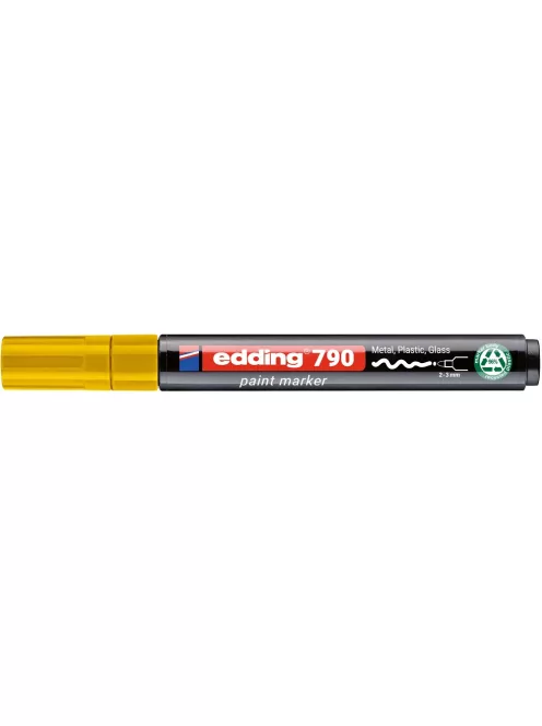 Lakkmarker 2-3mm, kerek Edding 790 sárga