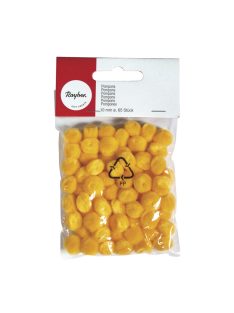 Pomponok, kukoricas.,10 mm, csom. 65 db