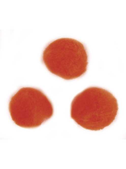 Pomponok, narancssárga,10 mm, csom. 65 db