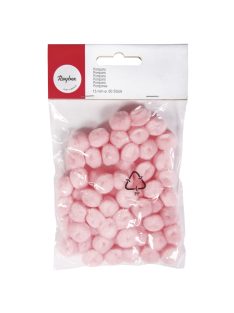 Pomponok, rózsaszín,15 mm, csom.60 db