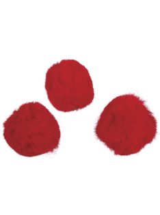 Pomponok, piros, 20 mm, csom.50 db