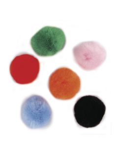 Pomponok, vegyes, 20 mm, csom.50 db