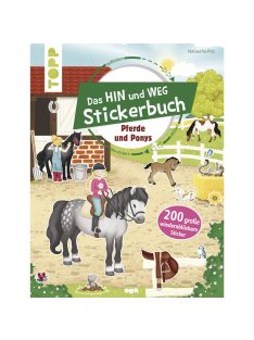 Matricás könyv "Pferde und Ponys", németül
