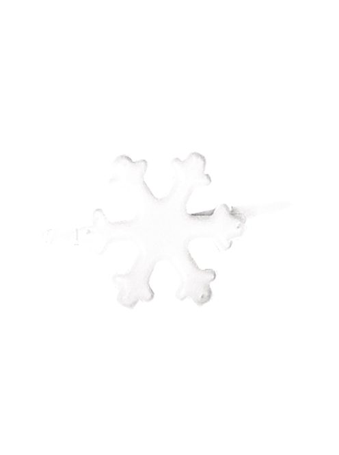 Figurás milton-kapocs hópehely, fehér, 1,5 cm, 25 db