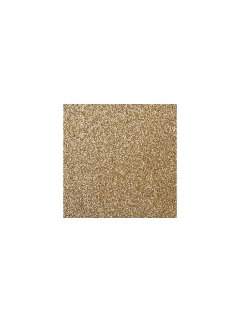 Scrapbookpapír: csillámos, pezsgő arany, 30,5x30,5cm, 200 g/m2