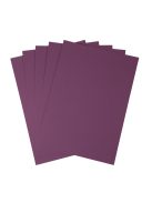 Üdvözlőkártya A4, egyszínű, purple velvet, 210x297mm, 220g/m2, Beutel 5 db