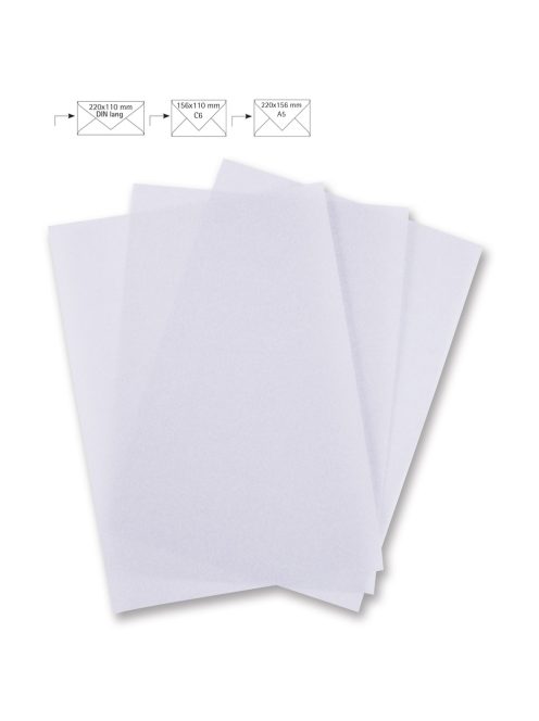 Levélpapír A4, pergament, eiskék, 210x297mm, 100g/m2, csom. 5 db