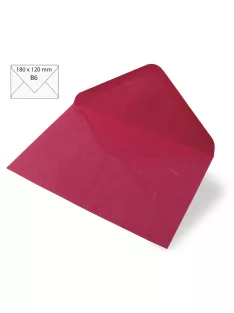   Boríték B6, 180x120 mm, pink, japánselyem, 80g, 5 db/csom.