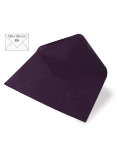   Boríték B6, 180x120 mm, szilva, japánselyem, 80g, 5 db/csom.