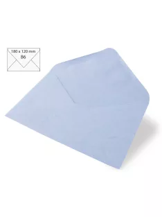   Boríték B6, 180x120 mm, babakék, japánselyem, 80g, 5 db/csom.