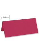 Ültetőkártya, dupla, 100x90 mm, pink, 220g