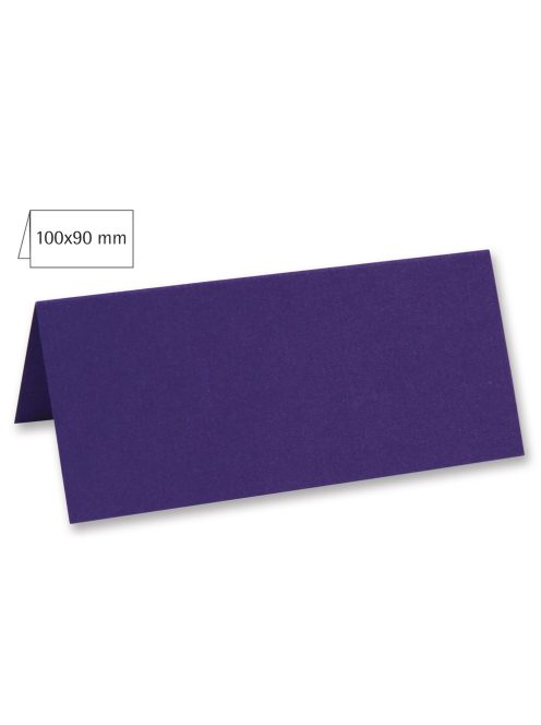 Ültetőkártya,100x90 mm, lila, 220g
