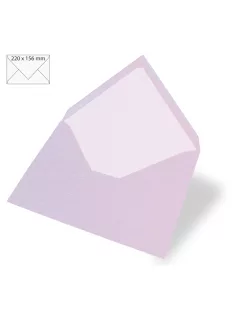 Boríték C6, egyszínű, orgona, 156x110mm, 90g/m2