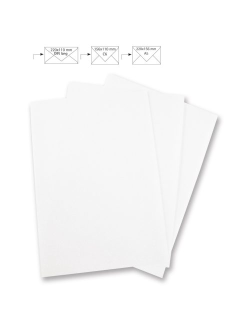 Levélpapír A4, 210x297 mm, fehér, pergamen, 100g