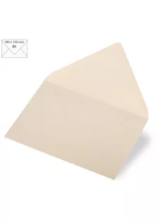 Boríték B6, 180x120 mm, 120g, pezsgő metallic