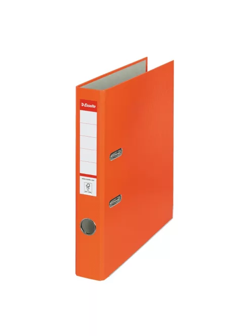 Iratrendező A4, 5cm, élvédő sínnel, 81171 Esselte Economy narancs