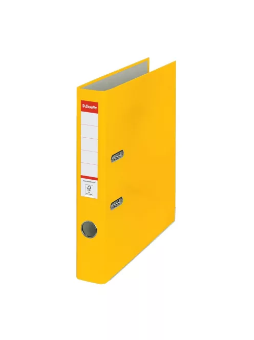 Iratrendező A4, 5cm, élvédő sínnel, 81191 Esselte Economy sárga