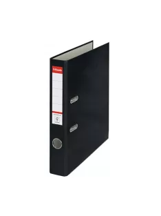   Iratrendező A4, 5cm, élvédő sínnel, 81197 Esselte Economy fekete