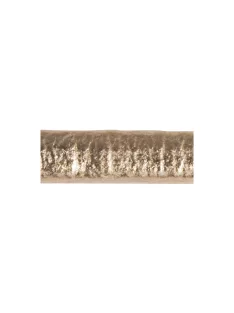 Műbőr szalag metallic lapos, arany, 3mm, 2m