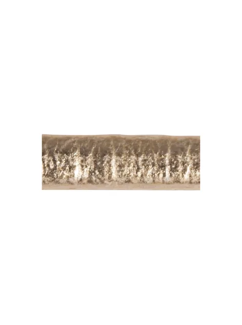 Műbőr szalag metallic lapos, arany, 3mm, 2m