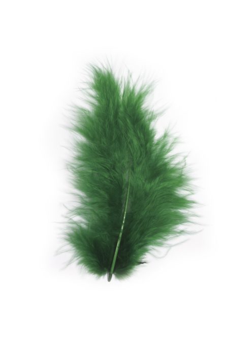 Madártoll, 8 cm, s.zöld, csom. 10 db