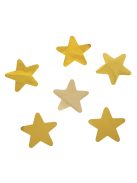 Konfetti csillagok, 3cm átm., arany, 15g