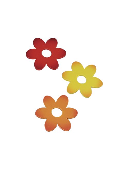 Famatrica virágok, vegyes, 7 cm, csom. 6 db, 3 színben