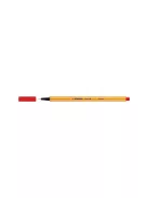 Rostirón, tűfilc 0,4mm, STABILO Point 88 piros