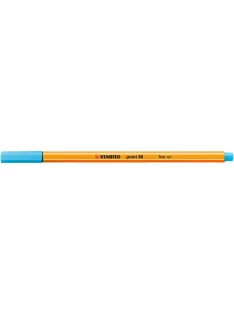 Rostirón, tűfilc 0,4mm, STABILO Point 88 azúrkék