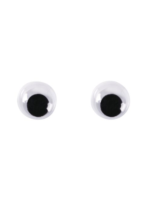 Műanyag mozgó pupillájú szem, átm. 7 mm, nagy kiszerelés