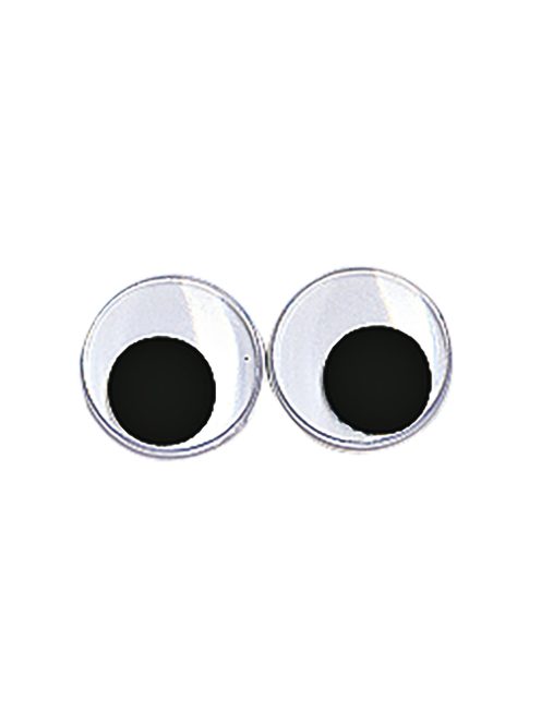 Műanyag mozgó pupillájú szem, átm. 10 mm, nagy kiszerelés