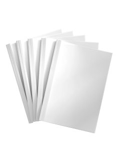   Hőkötő borító, A4, 12mm, 91-120lapig 50 db/doboz, Bluering® fehér