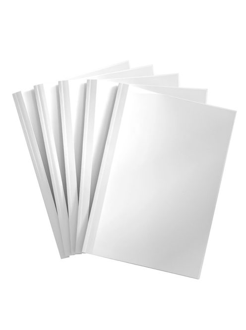 Hőkötő borító, A4, 12mm, 91-120lapig 50 db/doboz, Bluering® fehér