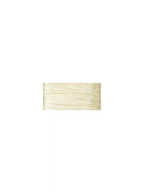 Ékszerzsinór, krémszínű, átm. 1 mm, 20 m