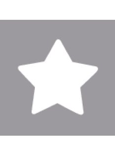 Mintalyukasztó, csillag, 2,54cm, (1)