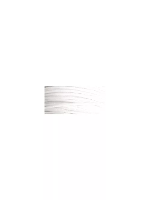 Nejlonmagvú viaszzsinór, 0,6 mm, fehér, tekercs 10m