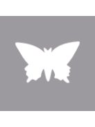 Mintalyukasztó: pillangó, 2,54 cm, (1)