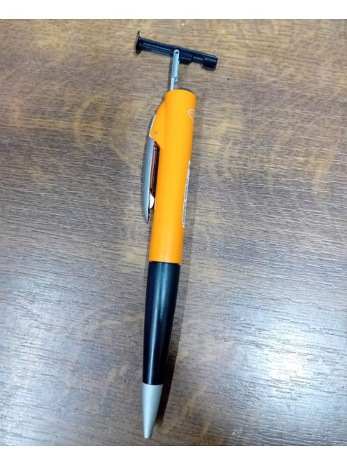 Twin Goldring bélyegző toll narancs-fekete (szilikon nélkül)