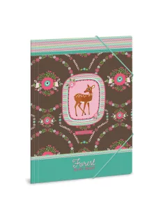 Ars Una Forest in my heart őzikés A/4 gumis dosszié