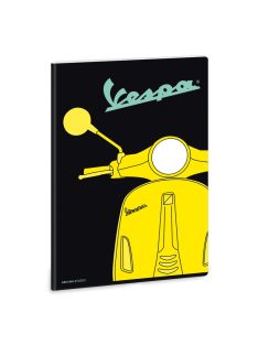 Vespa Yellow A/4 extra kapcsos füzet-négyzethálós