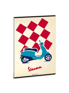 Vespa Pepita A/4 extra kapcsos füzet-négyzethálós