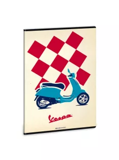 Vespa Pepita A/4 extra kapcsos füzet-négyzethálós