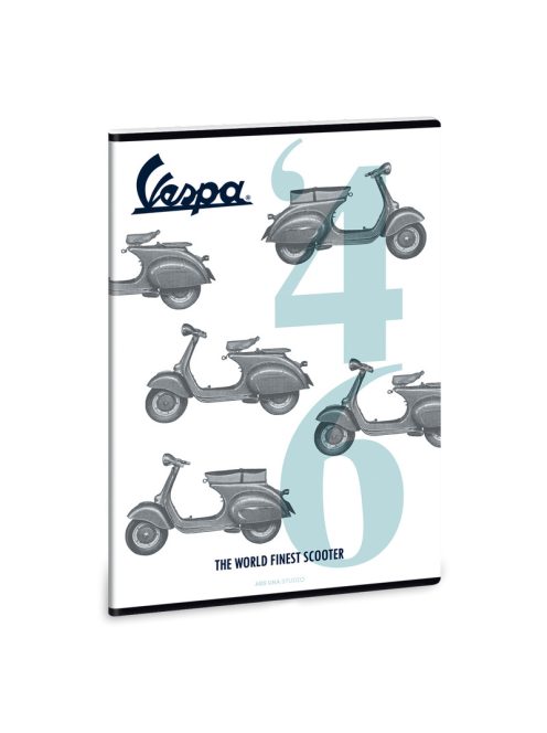 Vespa '46 A/4 extra kapcsos füzet-négyzethálós