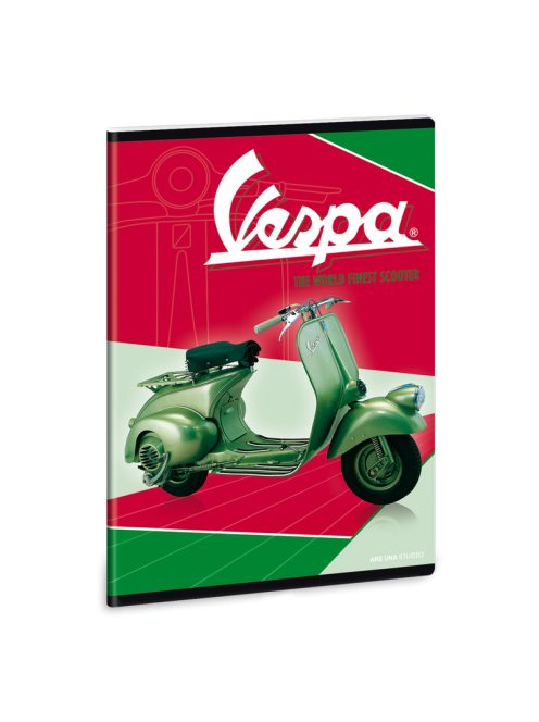 Vespa Green A/5 extra kapcsos füzet-vonalas