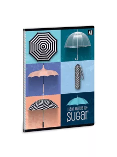 Ars Una Umbrella A/5 extra kapcsos füzet-négyzethálós