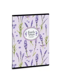 Ars Una Lavender A/5 extra kapcsos füzet-négyzethálós
