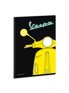 Vespa Yellow A/5 extra kapcsos füzet-négyzethálós